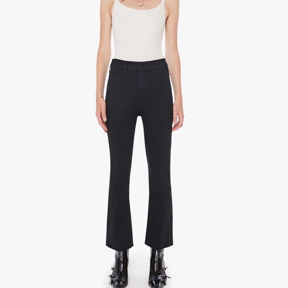 Mother The Hustler Ankle Fray Not Guilty Black 30